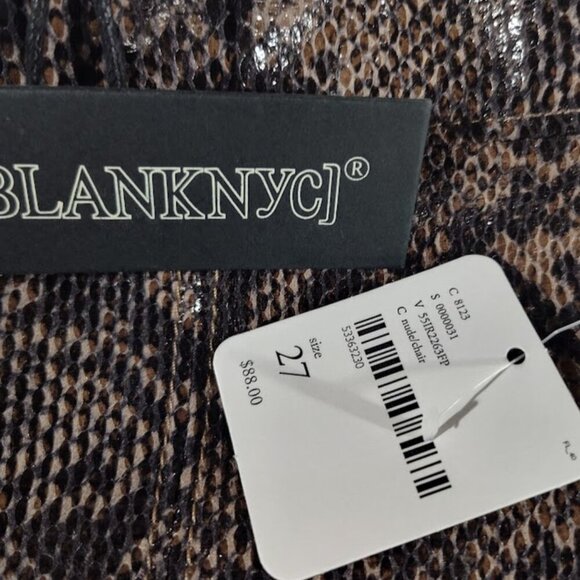 Blank NYC Sold by Free People Snake Print High Rise Women's Leggings Size 27 - Picture 12 of 12